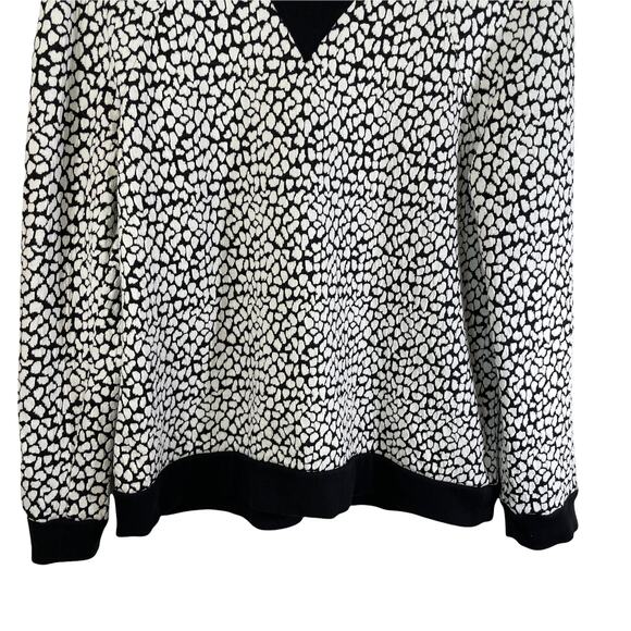 APT. 9 Women's Long Sleeve Animal Print Pullover Sweater Sz Large Mob Wife Cozy - Picture 5 of 8